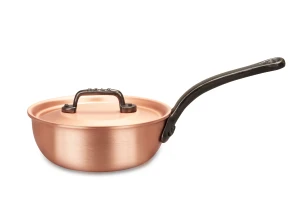 Classical Range 16cm Copper  Saucier Pan with Cast Iron Handle — 3