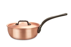 Classical Range 18cm Copper Saucier Pan with Cast Iron Handle — 3
