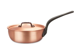 Classical Range 20cm Copper  Saucier Pan with Cast Iron Handle — 3