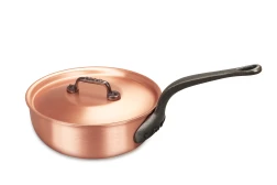 Classical Range 20cm Copper  Saucier Pan with Cast Iron Handle — 2