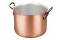 Classical Range 24cm Copper Cauldron with Cast Iron Handles — 1