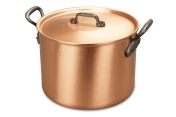 Classical Range 24cm Copper Cauldron with Cast Iron Handles — 2