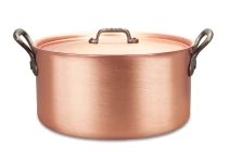 Classical Range 28cm Copper Cauldron with Cast Iron Handles — 3