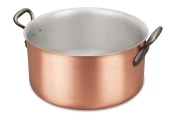 Classical Range 28cm Copper Cauldron with Cast Iron Handles — 1