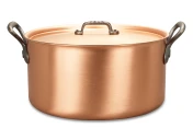 Classical Range 28cm Copper Cauldron with Cast Iron Handles — 3
