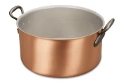 Classical Range 28cm Copper Cauldron with Cast Iron Handles — 1