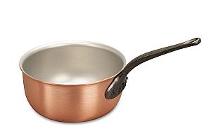 Classical Range 20cm Copper Mousseline Pan with Cast Iron Handle