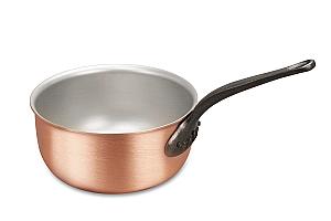 Classical Range 20cm Copper Mousseline Pan with Cast Iron Handle