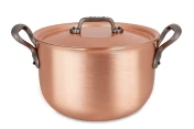 Gama clásica Olla de cobre de 20 cm con asas de hierro fundido — 3