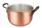 Gama clásica Olla de cobre de 20 cm con asas de hierro fundido — 1