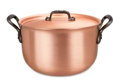 Classical Range 24cm Copper Pot au Feu with Cast Iron Handles — 2