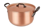 Classical Range 24cm Copper Pot au Feu with Cast Iron Handles — 3