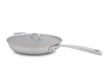 Copper Coeur 32cm Frying Pan with Stainless Steel Handle and Helper Handle - Induction Compatible — 2