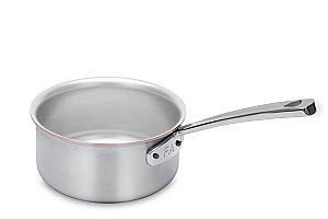 Copper Coeur 14cm Saucepan with Stainless Steel Handle - Induction Compatible