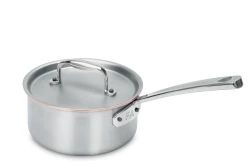 Copper Coeur 14cm Saucepan with Stainless Steel Handle - Induction Compatible — 2