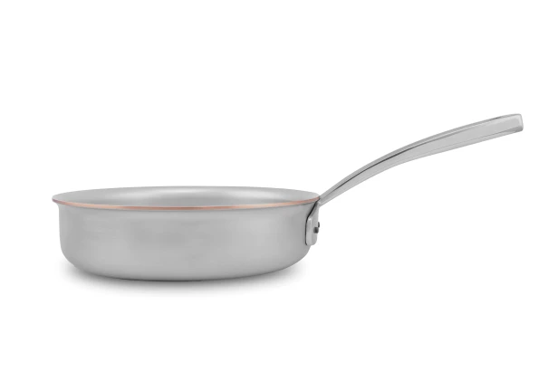 Copper Coeur 20cm Sauté Pan with Stainless Steel Handle - Induction Compatible — 3