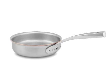 Copper Coeur 20cm Sauté Pan with Stainless Steel Handle - Induction Compatible — 1
