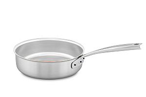 Copper Coeur 24cm  Sauté Pan with Stainless Steel Handle - Induction Compatible