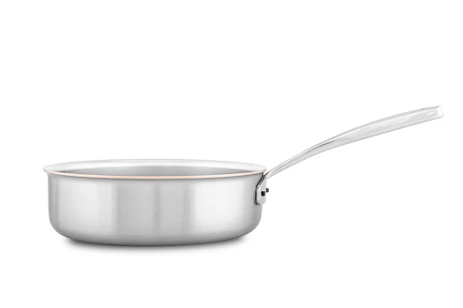 Copper Coeur 24cm  Sauté Pan with Stainless Steel Handle - Induction Compatible — 3