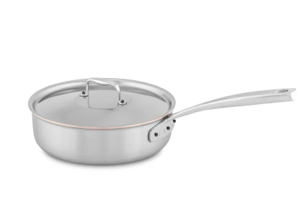 Copper Coeur 24cm  Sauté Pan with Stainless Steel Handle - Induction Compatible — 2