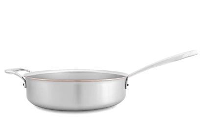 Coeur 28cm Sauté Pan with Stainless Steel Handle and Helper Handle - Induction Compatible — 3