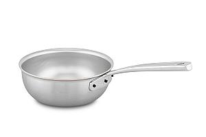 Copper Coeur 18cm Saucier Pan with Stainless Steel Handle - Induction Compatible