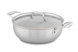 Copper Coeur 24cm Stew Pan with Stainless Steel Handles - Induction Compatible — 2