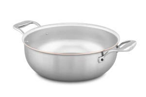 Copper Coeur 24cm Stew Pan with Stainless Steel Handles - Induction Compatible — 1