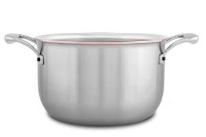 Olla Pot au Feu Copper Coeur de 24 cm con asas de acero inoxidable - Compatible con inducción — 3