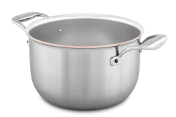 Olla Pot au Feu Copper Coeur de 24 cm con asas de acero inoxidable - Compatible con inducción — 1