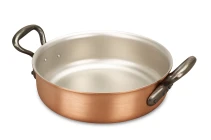 Classical Range 20cm Copper Rondeau with Cast Iron Handles — 1