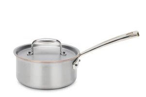 Copper Coeur 14cm Saucepan with Stainless Steel Handle - Induction Compatible — 3