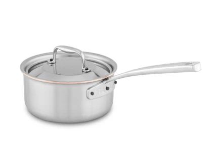 Copper Coeur 16cm Saucepan with Stainless Steel Handle - Induction Compatible — 2