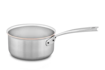 Copper Coeur 18cm Saucepan with Stainless Steel Handle - Induction Compatible — 1