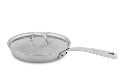Copper Coeur 24cm Frying Pan with Stainless Steel Handle - Induction Compatible — 2