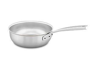 Copper Coeur 24cm Saucier Pan with Stainless Steel Handle - Induction Compatible
