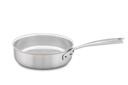Copper Coeur 24cm  Sauté Pan with Stainless Steel Handle - Induction Compatible — 1