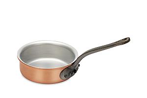 Classical Range 10cm Copper Sauté Pan with Cast Iron Handle