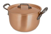 Klassische Serie 20 cm Kupfer-Pot-au-feu mit gusseisernen Griffen — 2