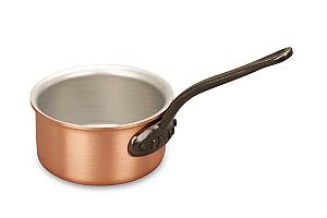 Classical Range 10cm Copper Saucepan with Cast Iron Handle