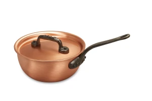 Classical Range 14cm Copper Saucier Pan with Cast Iron Handle — 2