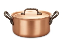 Classical Range 16cm Copper Casserole with Cast Iron Handles — 3