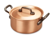 Classical Range 16cm Copper Casserole with Cast Iron Handles — 2