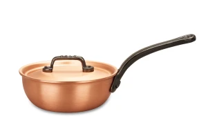 Classical Range 16cm Copper  Saucier Pan with Cast Iron Handle — 3