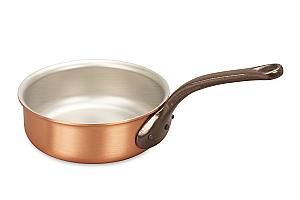 Classical Range 16cm Copper Sauté Pan with Cast Iron Handle