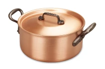 Fusion Range 20cm Copper Casserole with Cast Iron Handles - Induction Compatible — 2