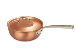 Signature 2.0 Range 18cm Copper Saucier Pan with Stainless Steel Handle - Induction Compatible — 2