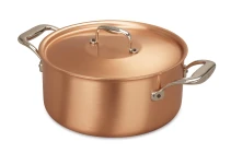 Signature 2.0 Range 24cm Copper Casserole with Stainless Steel Handles - Induction Compatible — 2