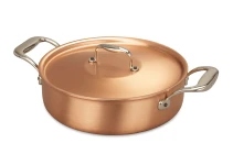 Signature 2.0 Range 24cm Copper Rondeau with Stainless Steel Handles - Induction Compatible — 2