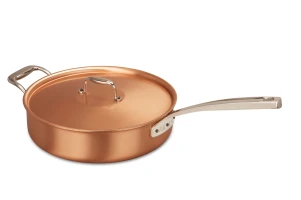 Signature 2.0 Range 28cm Copper Sauté Pan with Stainless Steel Handle and Helper Handle - Induction Compatible — 2